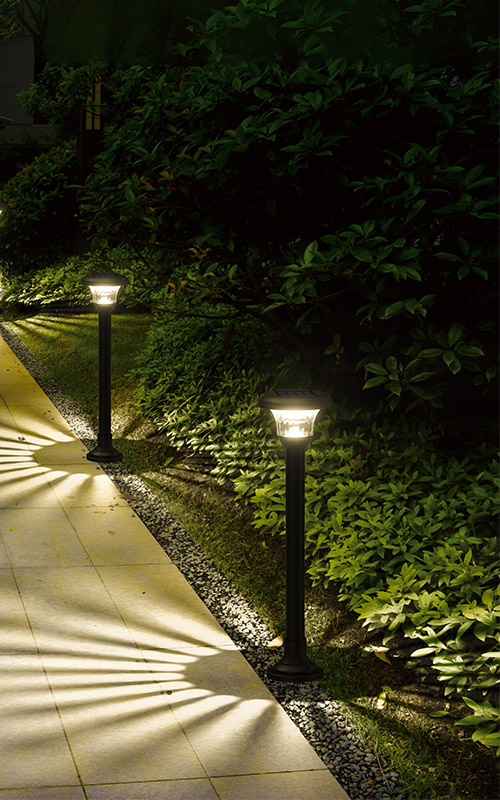 Led Solar Pathway Lights ນອກ