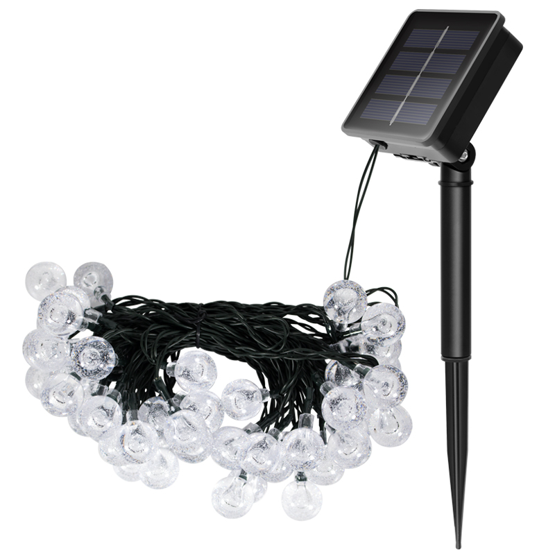 ແສງຕາເວັນ Outdoor Christmas Decoration Crystal Globe String Light