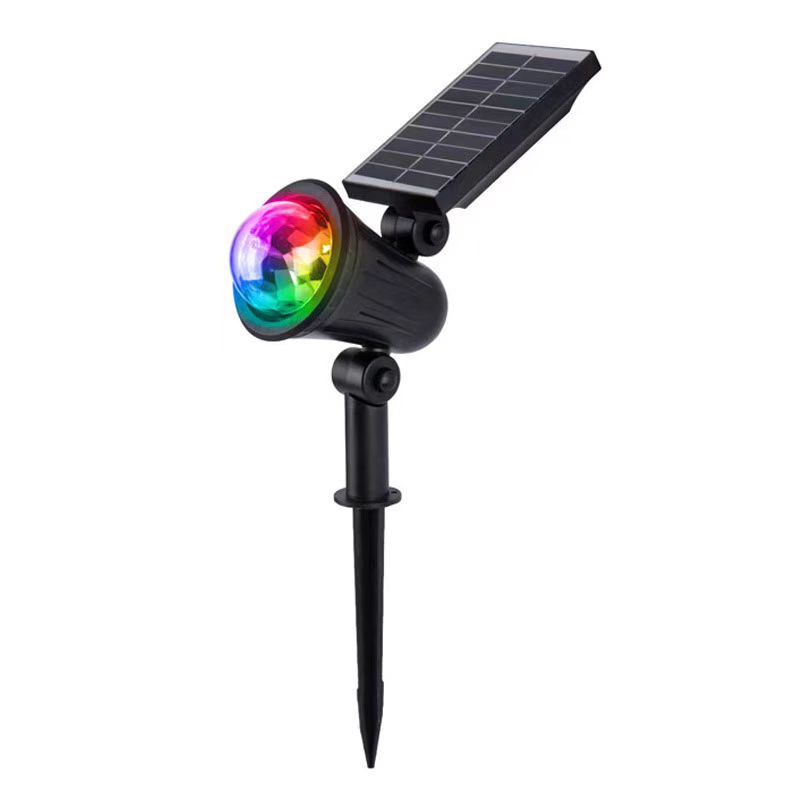 ແສງຕາເວັນ rotating Outdoor Projection Light Garden