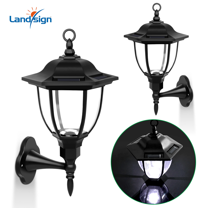 ແສງຕາເວັນ Outdoor Vintage Garden Landscape Wall Light