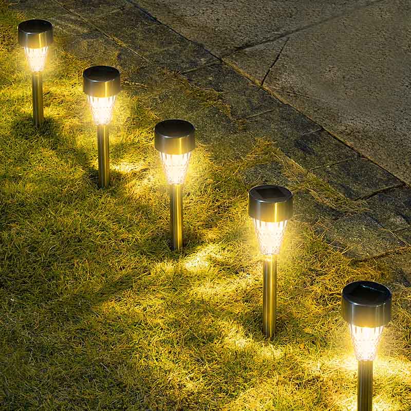 ແສງຕາເວັນ Pathway Lights Outdoor Led Waterproof