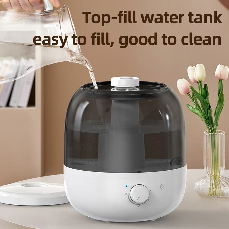 Ultrasonic Aromatherapy Humidifier ຂະຫນາດໃຫຍ່ 5L ຄວາມອາດສາມາດໄຟຟ້າເຮືອນໂຮງແຮມການນໍາໃຊ້